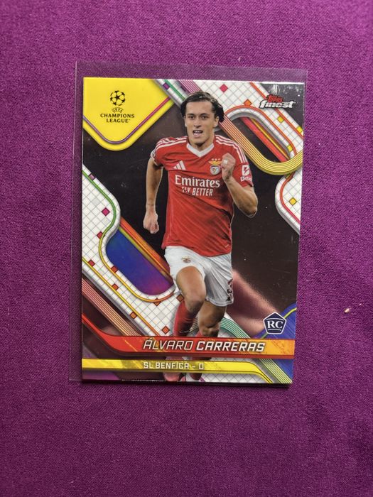 Alvaro Carreras Rookie card Topps Finest