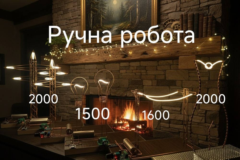 Дизайнерські світильники ручної роботи (Loft / Industrial)