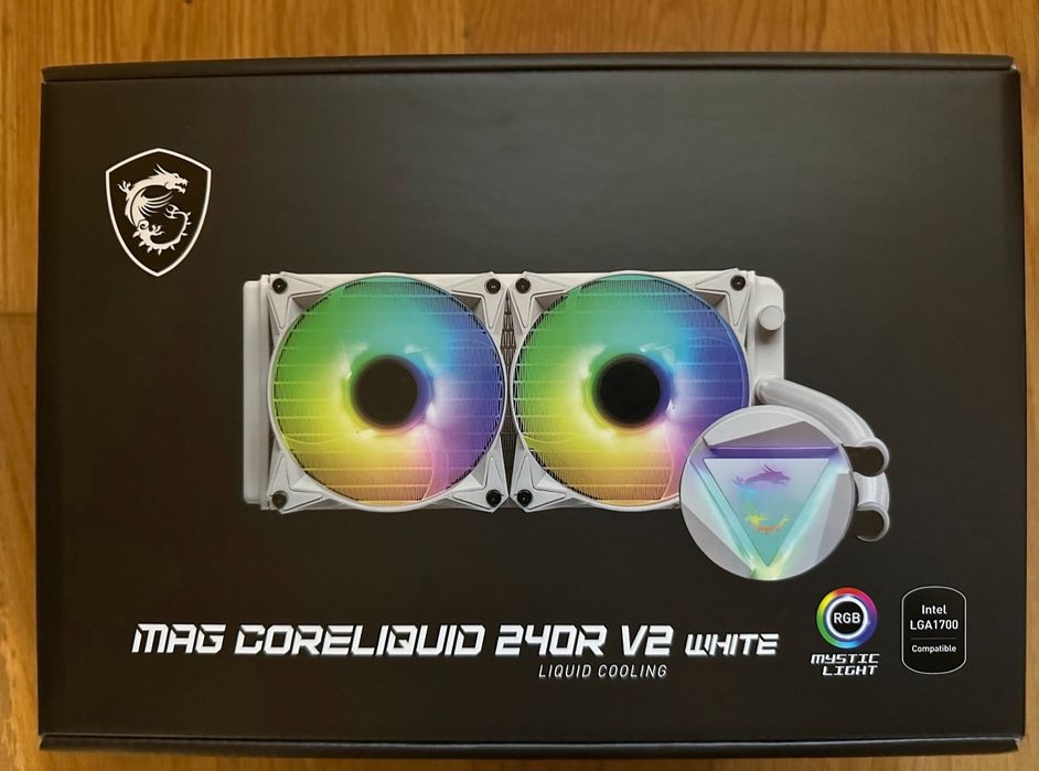 MSI MAG CoreLiquid 240R V2 White – Water Cooler AIO 240 mm