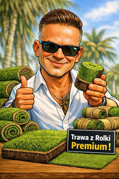Trawa z Rolki Premium ! Certyfikat ! Producent ! Nawozy ! Kosiarki !