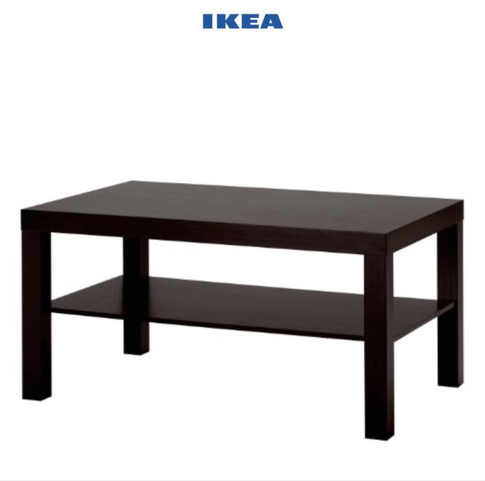 Чорний журнальний столик ikea