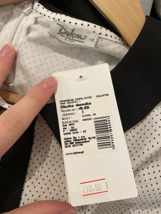Koszula dykon w kropki