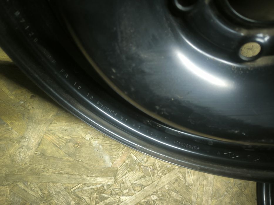 Nowe felgi stalowe renault Scenic 6,5j x 15 cal et 43 KBA 43816i