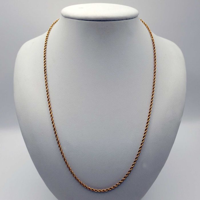 Złoty łańcuch - Łańcuszek Kordel ze Złota 585, 9,43g. 50cm.