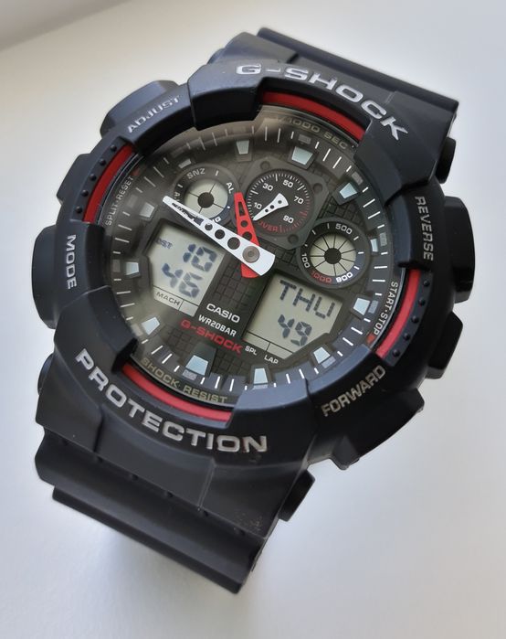 Zegarek męski CASIO G-SHOCK GA-100-1A4ER moduł 5081