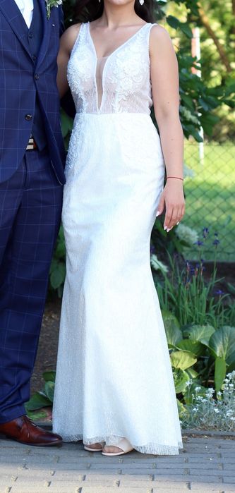 Suknia ślubna ivory rybka