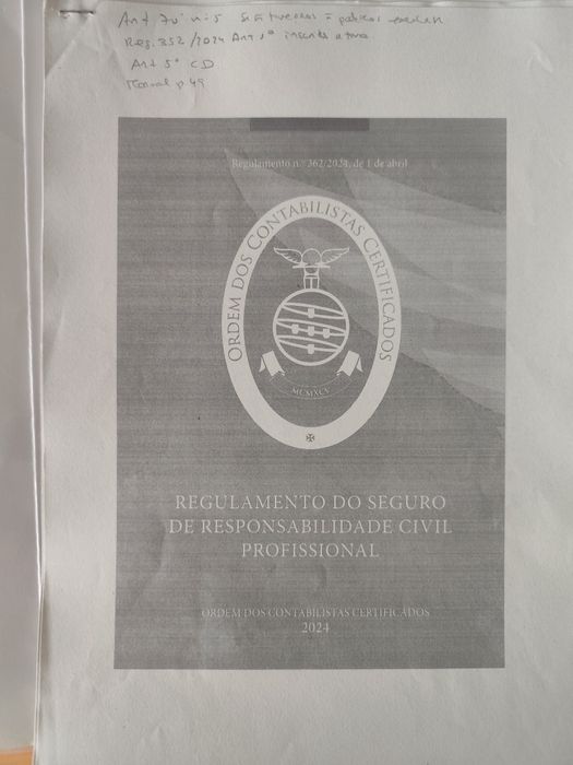 Livros e manuais curso OCC