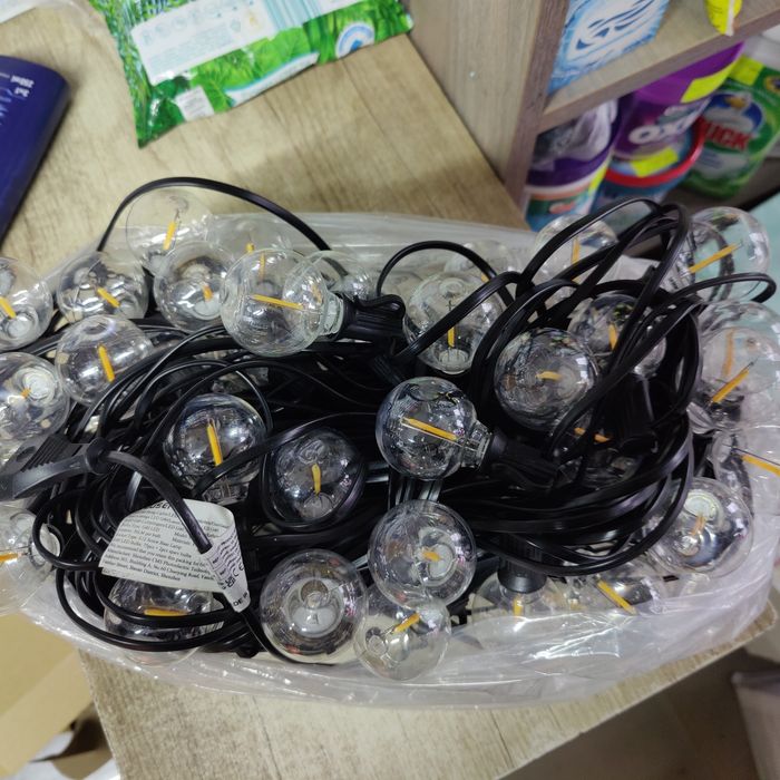 Вулична садова ретро гірлянда