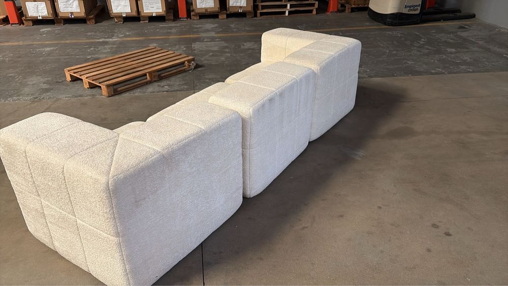 Sofá modular novo 3 lugares - sofa na Caixa