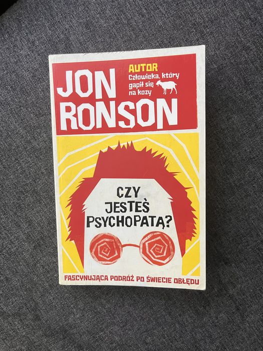 Książka czy jesteś psychopatą jon ronson
