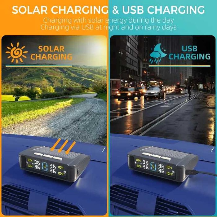 Система мониторинга давления и температуры в шинах автомобиля