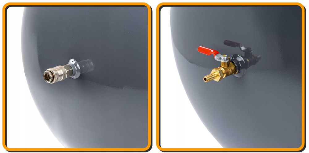 KOMPRESOR OLEJOWY 300 L 8 BAR SPRĘŻARKA 400V 1200l/min + WĄŻ 15 metrów