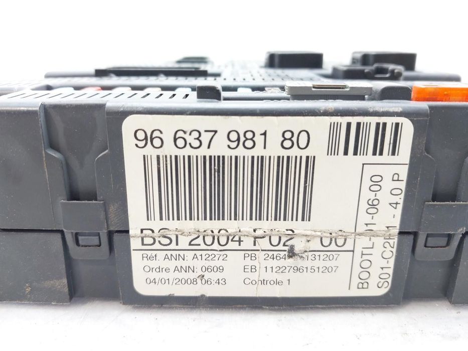 CENTRALINA BSI PEUGEOT 308 2008 -9663798180