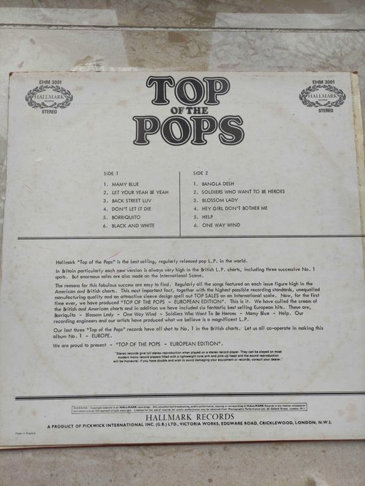 Vinil Top of the Pops