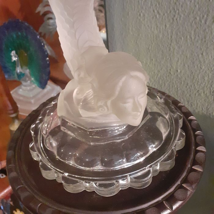 Par de Candelabros Cristal Sereia