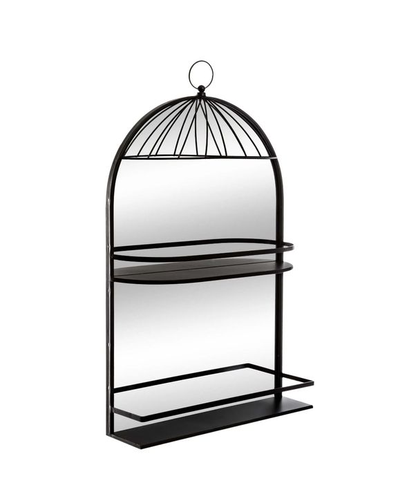 Metal Mirror with Shelf – Price Reduced!64752107538050121