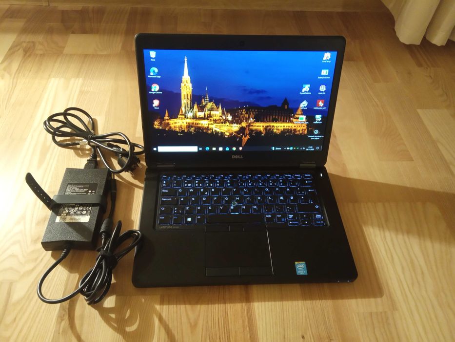 Laptop ultrabook Dell i5 SSD 8GB bateria 3h zasilacz Dell Win