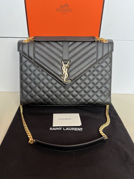Torebka YSL Envelope black leather