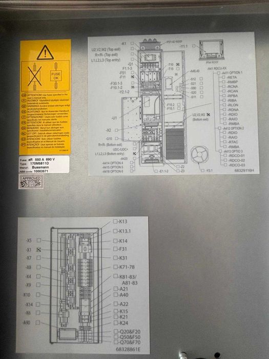 Variador de velocidade industrial ABB série ACS800 - NOVO -