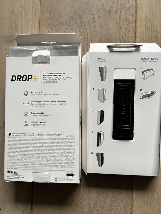 otterbox defender iphone 12/12pro uchwyt klips