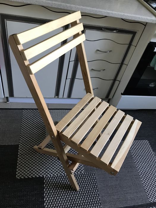 Розкладной стул из натурального дерева- ясень.
