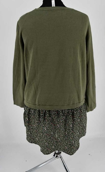 Dzianinowa sukienka ze zwiewnym dołem Rainbow 48/50