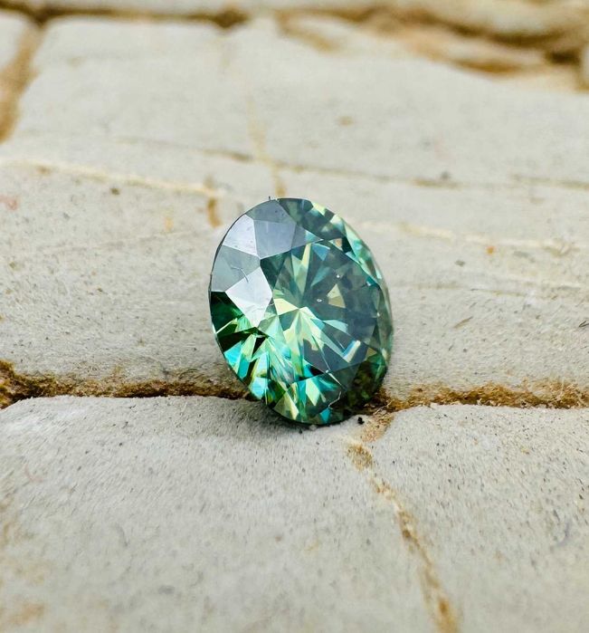 Diament Zielony 10mm 4CT VVS1-D Gratisy :) ŚWIĄTECZNE PROMOCJE !:)