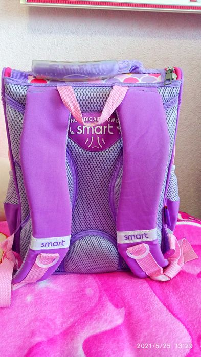 Каркасный школьный рюкзак Smart для начальной школы, для девочки