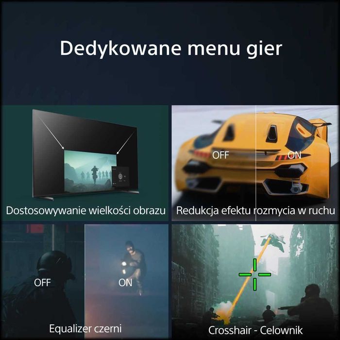 Nowy Sony 55 cali 120Hz 4K UHD hdr Smart WIFI GoogleTV Dolby VISION Dolby ATMOS HDMI 2.1 FullArray 55X85L gwarancja 12m telewizor