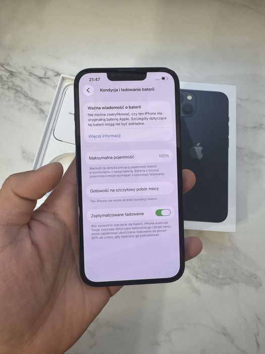 Iphone 13 128GB 100% Baterii