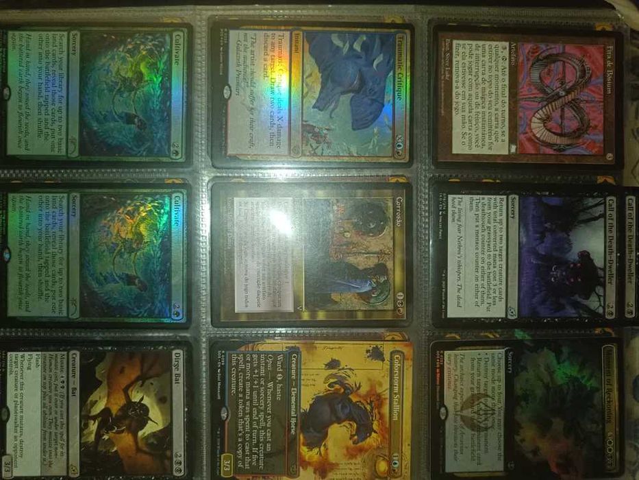 Pequena coleção cartas Magic the Gathering (MTG)