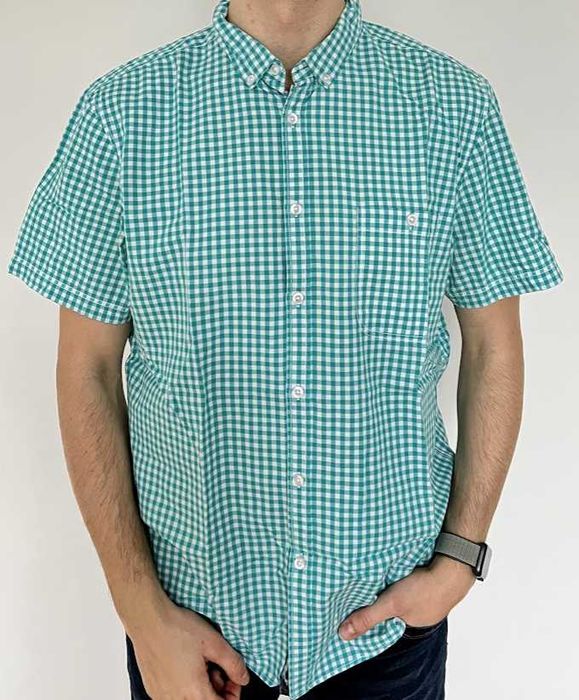 Koszula męska w kolorze turkusowym