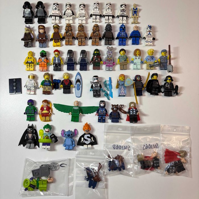 Мініфігурки Lego оригінал (star wars, minifigures, batman