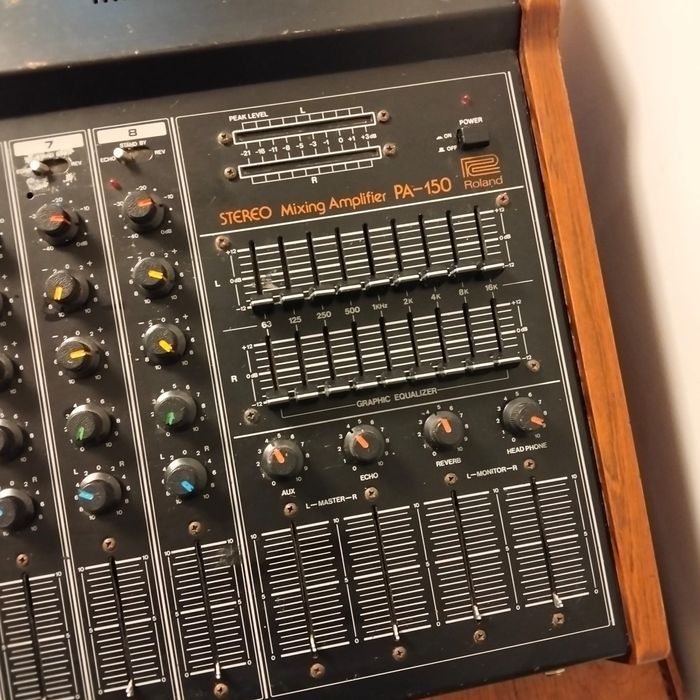 Roland PA-150 vintage stereo mixing amplifier mikser wzmacniacz