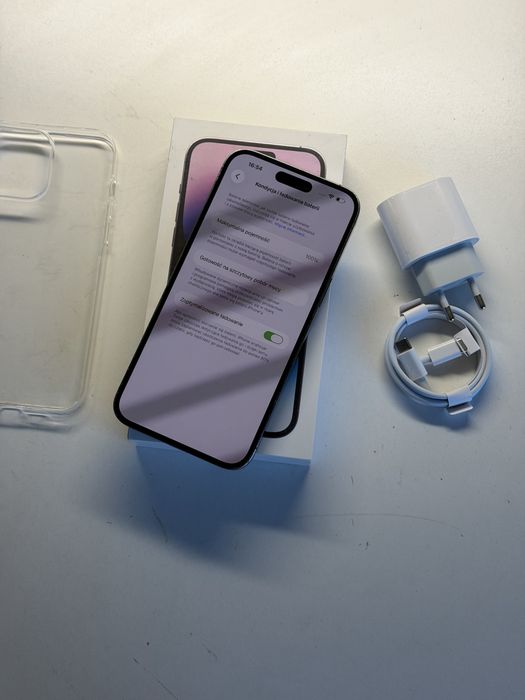 iPhone 14 Pro Max 128gb fioletowy bateria 100% komplet