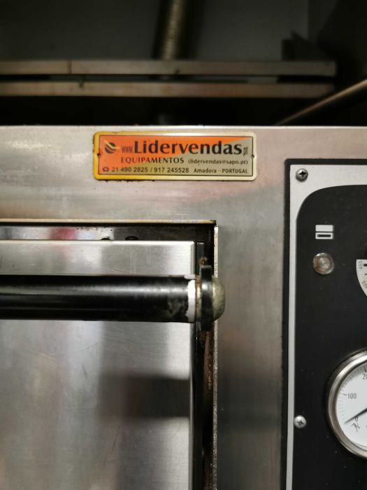 Forno de pizza profissional com 2 câmaras (2 decks), ideal para pizzaria, takeaway ou restaurante
