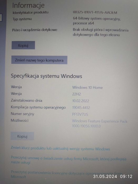 Sprzedam Laptop Lenovo