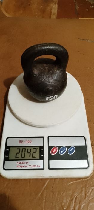 Гиря вагова  1 кг і 2 кг.