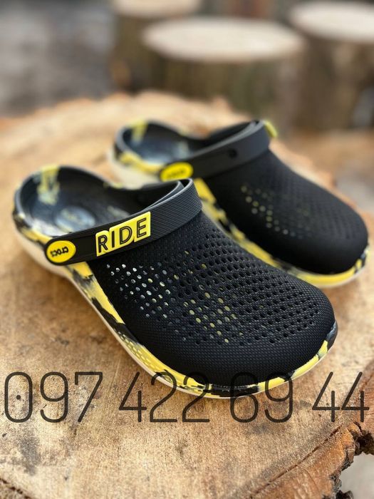 LiteRide 360 Clog Black Чоловічі Крокси сабо Крокс Crocs Усі розміри