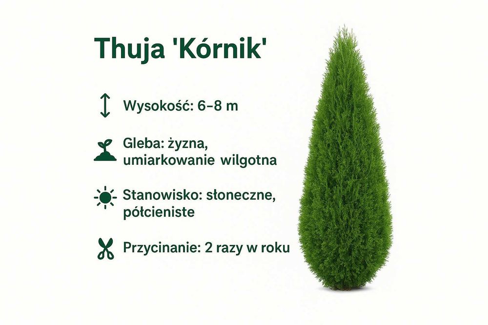 P9 Thuja plicata kórnik hurt detal