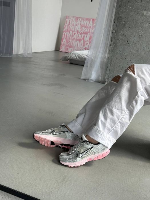 [БЕЗ ПЕРЕДОПЛАТ] Nike Zoom Vomero 5 Pink Foam Silver / кроссовки найк