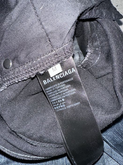 balenciaga cut up jeans