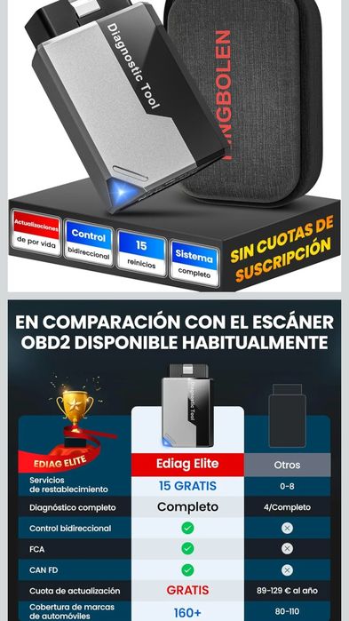 Maq de de diagnóstico multimarcas auto Launch Ediag  pro