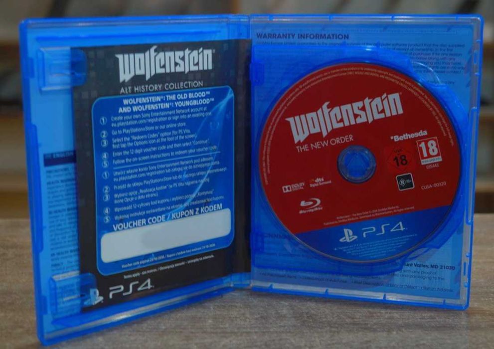 КОЛЕКЦІЙНА ГРА Wolfenstein Alt History Collection Б/У TVOYO