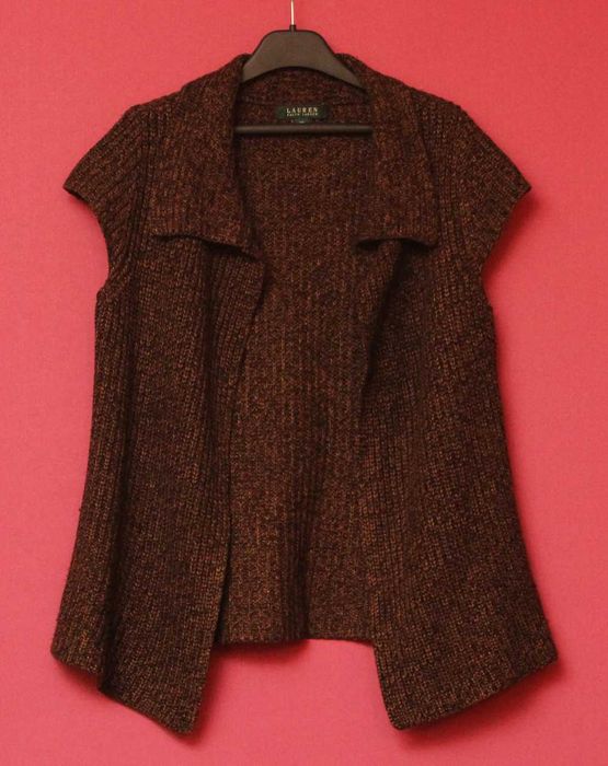 Polo Ralph Lauren S-M накидка из шёлка и кашемира