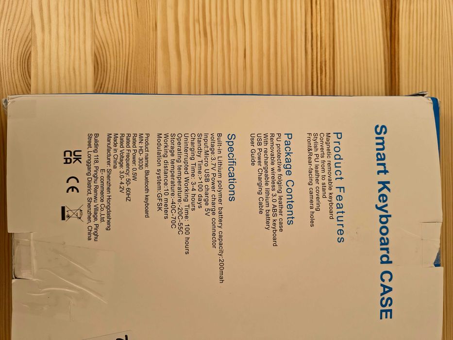 Etui z klawiaturą do tabletu Lenovo