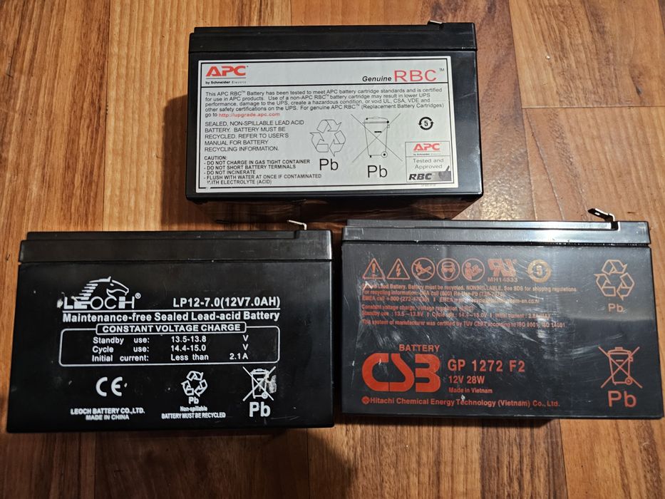 AGM аккумуляторы 12V 7Ah