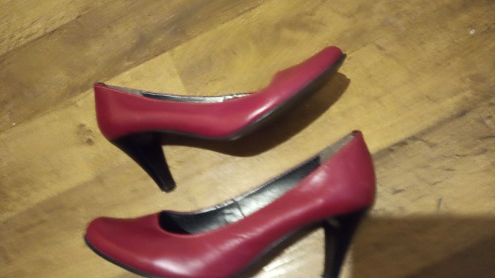 damskie Buty, obcas czerwone R 39