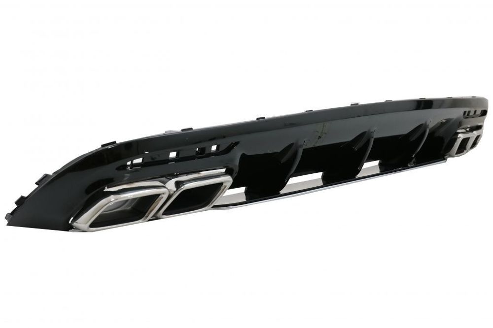 Difusor com Ponteiras Mercedes S C217 Coupé (2014 a 2020) Look S63
