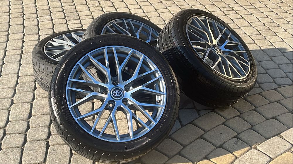 Felgi 5x114.3 et45 z oponami po jednym sezonie